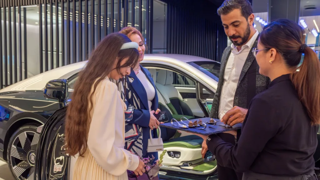 VIP catering - Rolls Royce's Dubai Showroom Launch