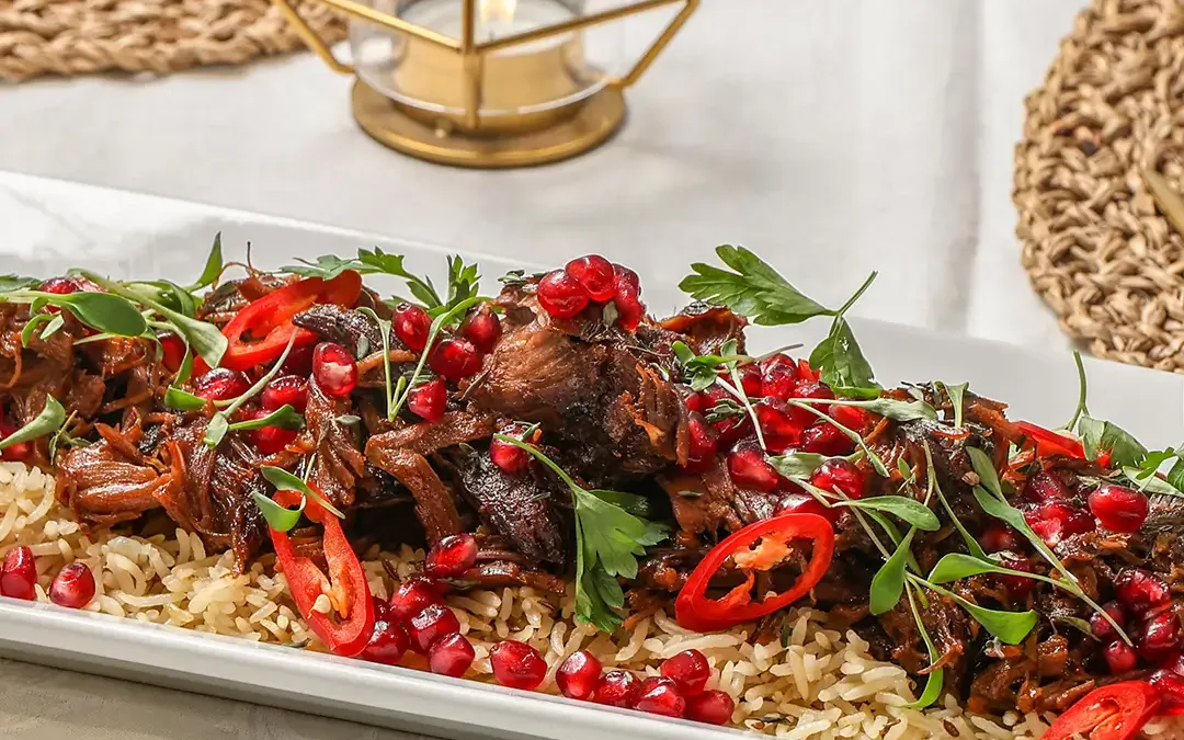Slow braised lamb shoulder