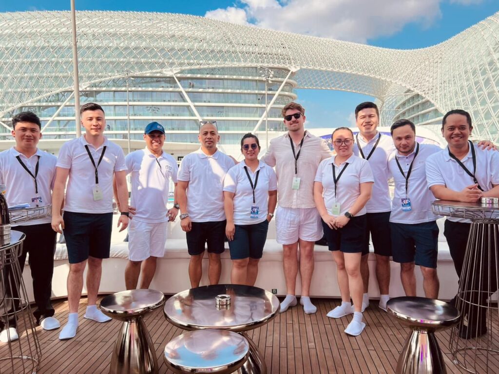 Dish Catering team at F1 Abu Dhabi